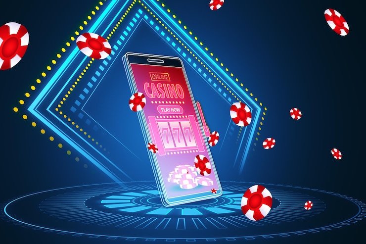 Permainan meja seperti poker dan blackjack dalam suasana casino di betslot